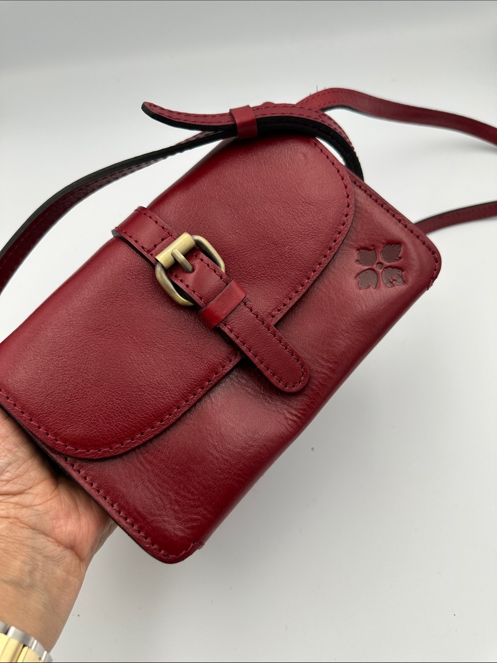 Patricia Nash Torri Crossbody Red